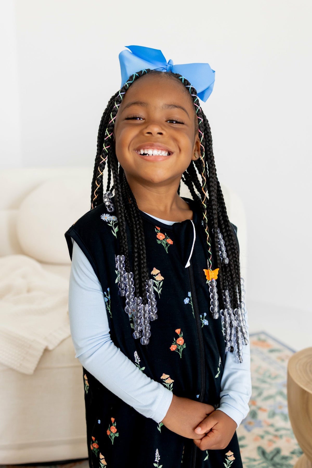 Sleep Bag Walker in Midnight Wildflower 1.0 | Kyte Baby