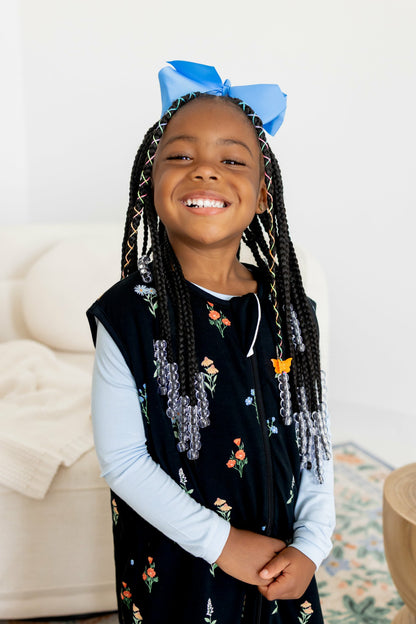 Sleep Bag Walker in Midnight Wildflower 1.0 | Kyte Baby