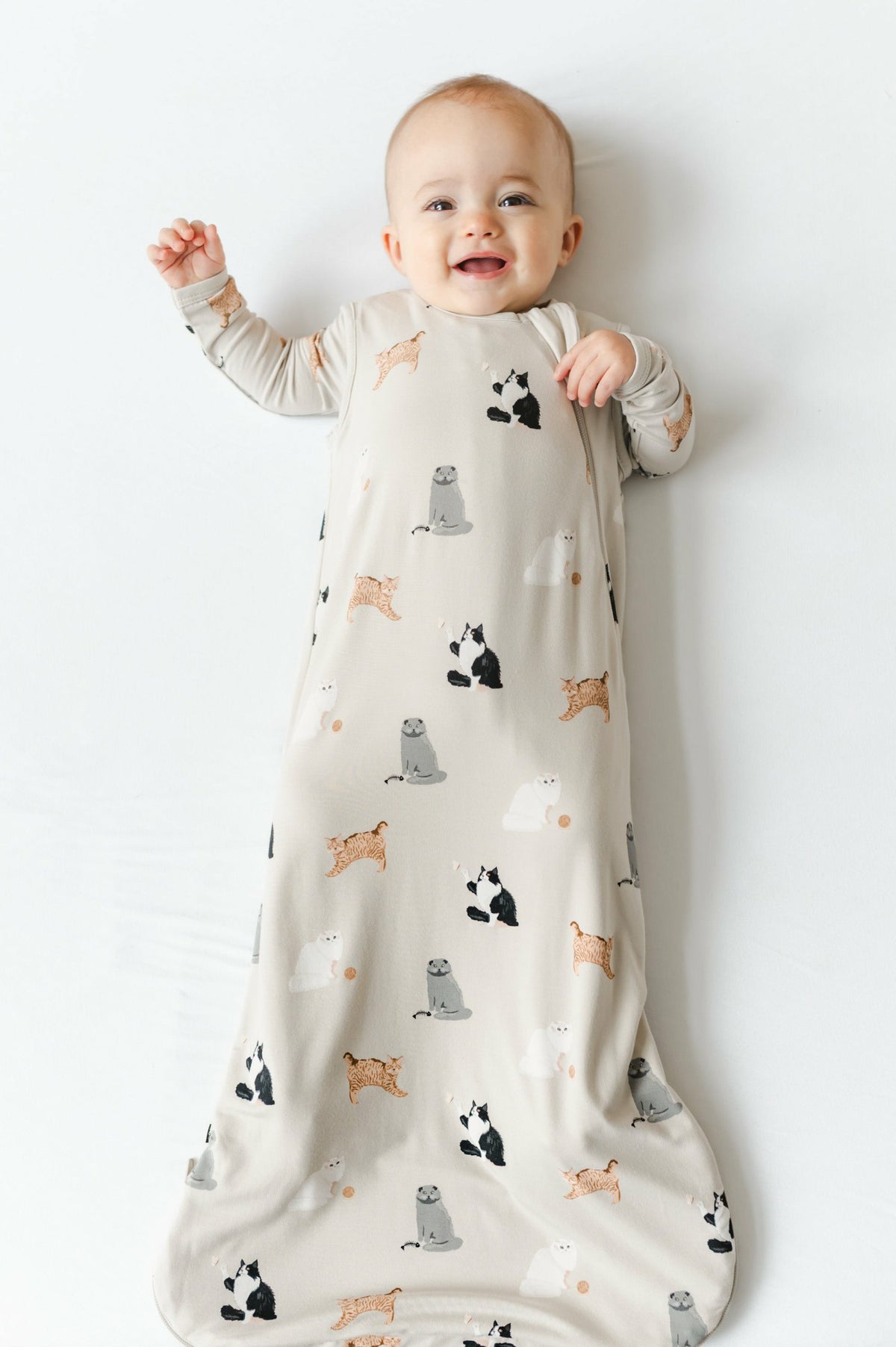 Sleep Bag in Fluffy Cat 0.5 | Kyte Baby