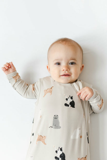 Sleep Bag in Fluffy Cat 0.5 | Kyte Baby
