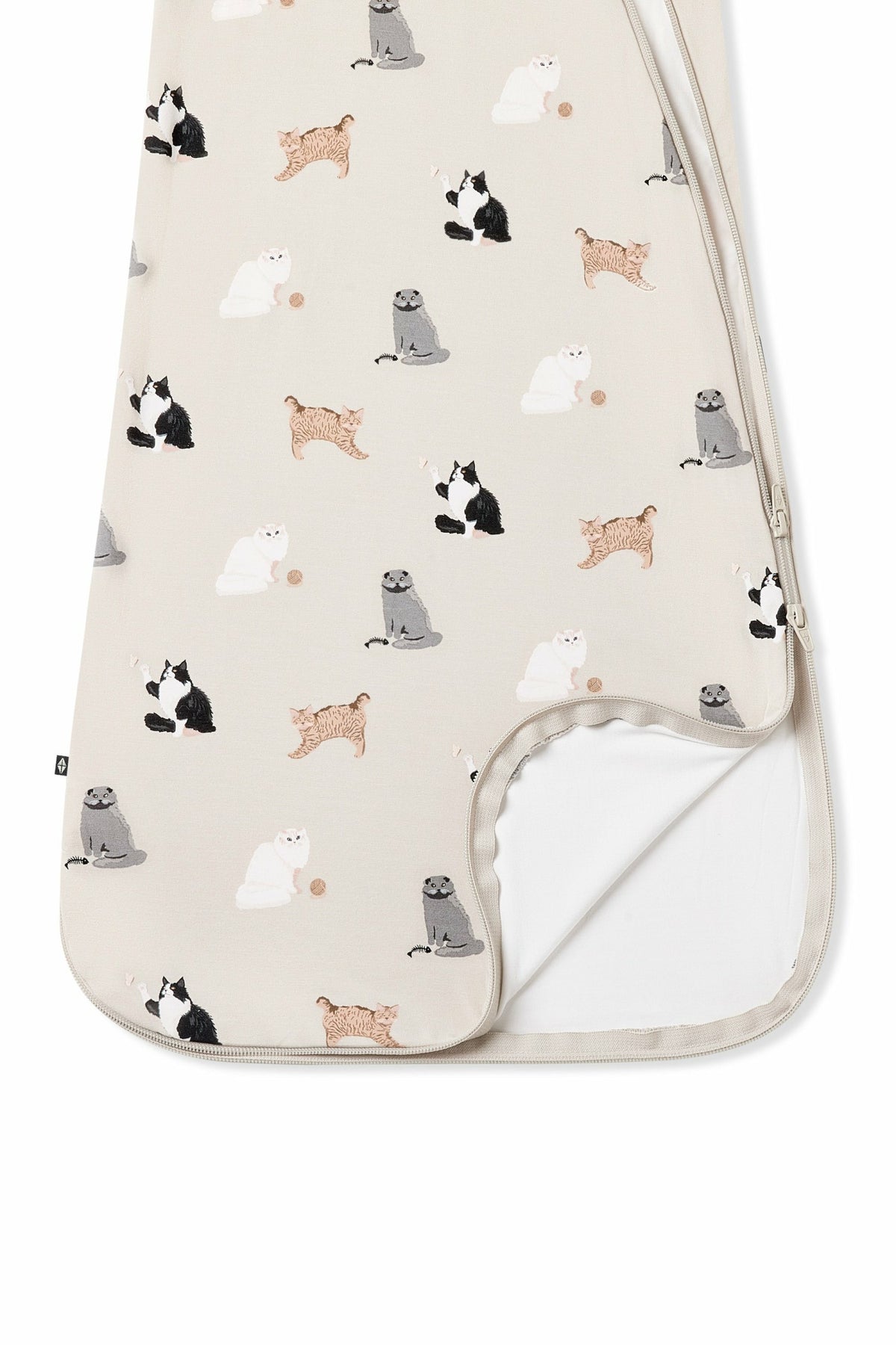 Sleep Bag in Fluffy Cat 0.5 | Kyte Baby