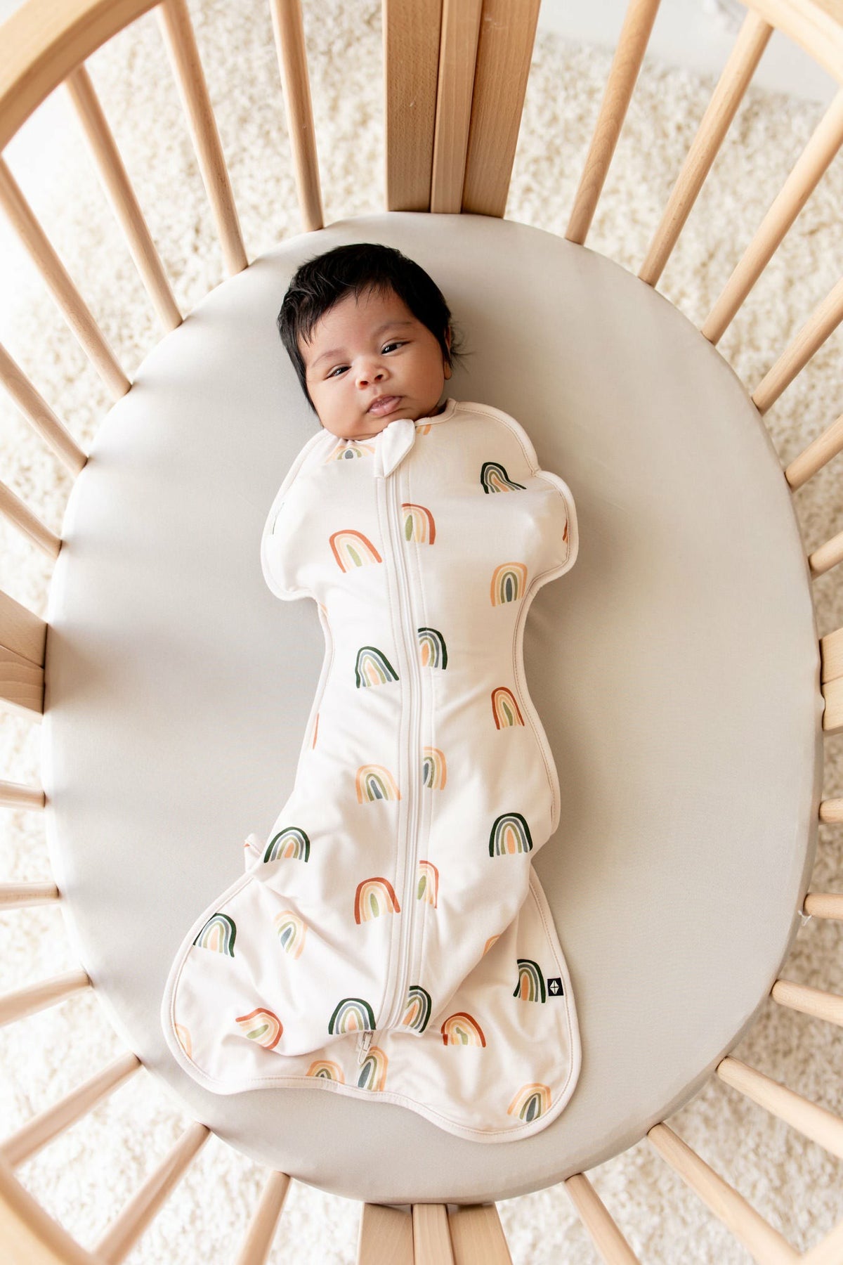 Swaddle Bag in Retro Rainbow 0.5 | Kyte Baby