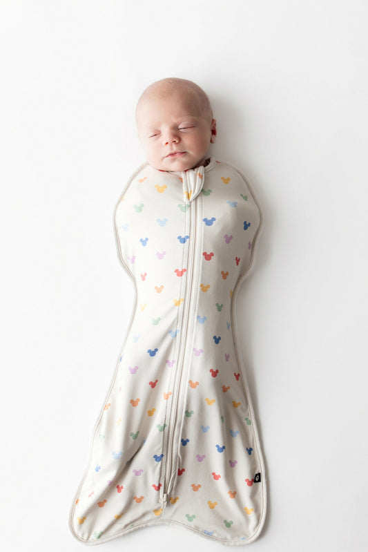Swaddle Bag in Pastel Mickey Mouse 0.5 | Kyte Baby