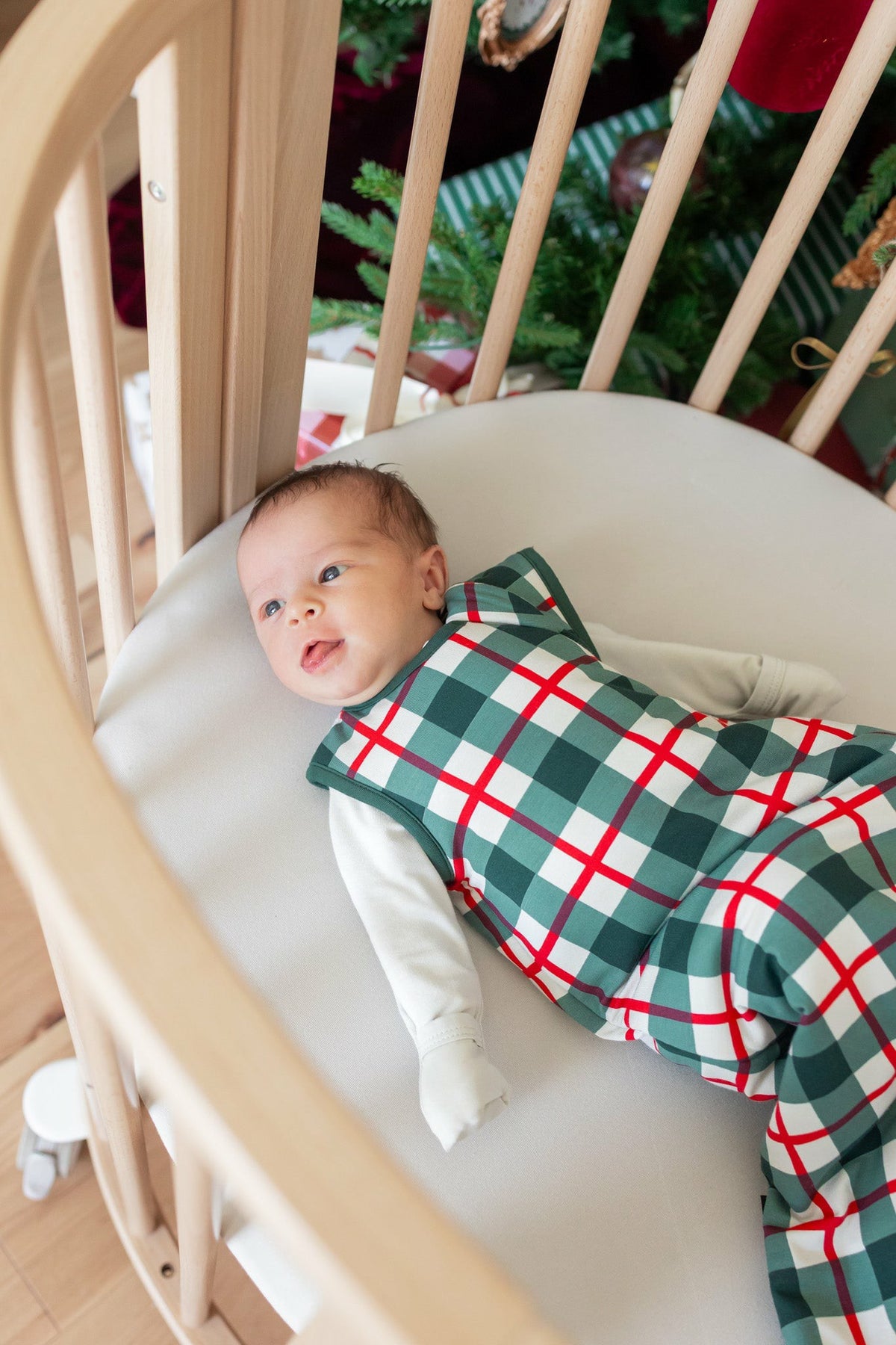 Sleep Bag in Holiday Plaid 1.0 | Kyte Baby