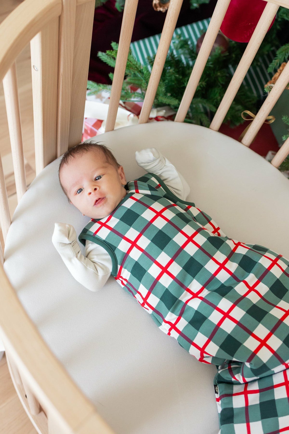 Sleep Bag in Holiday Plaid 1.0 | Kyte Baby