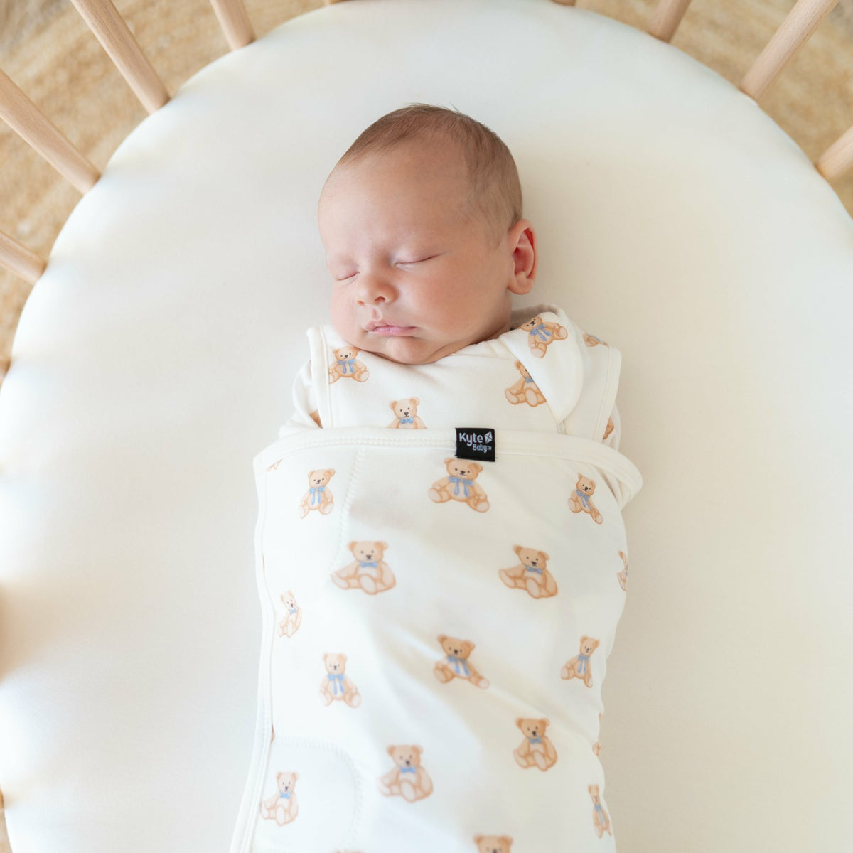 Sleep Bag Swaddler in Teddy Bear 1.0 | Kyte Baby