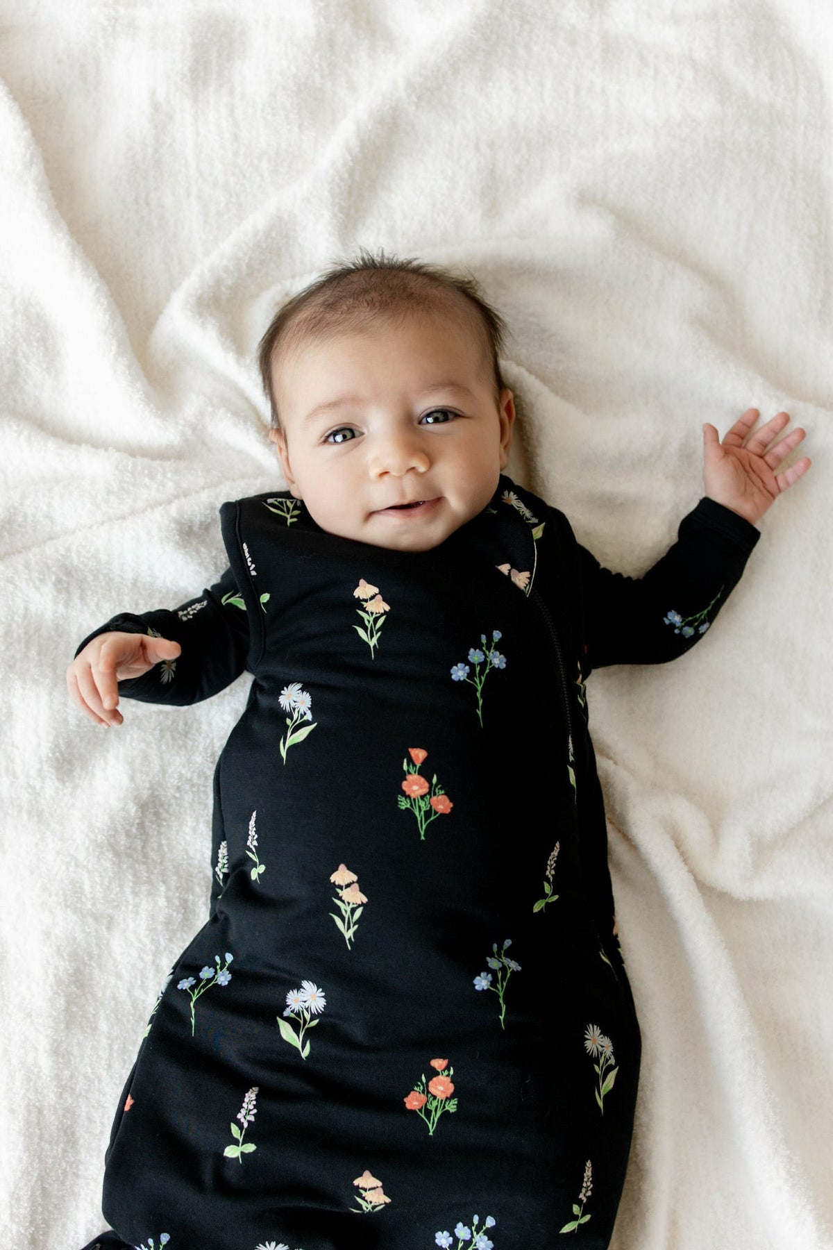 Sleep Bag in Midnight Wildflower 1.0 | Kyte Baby