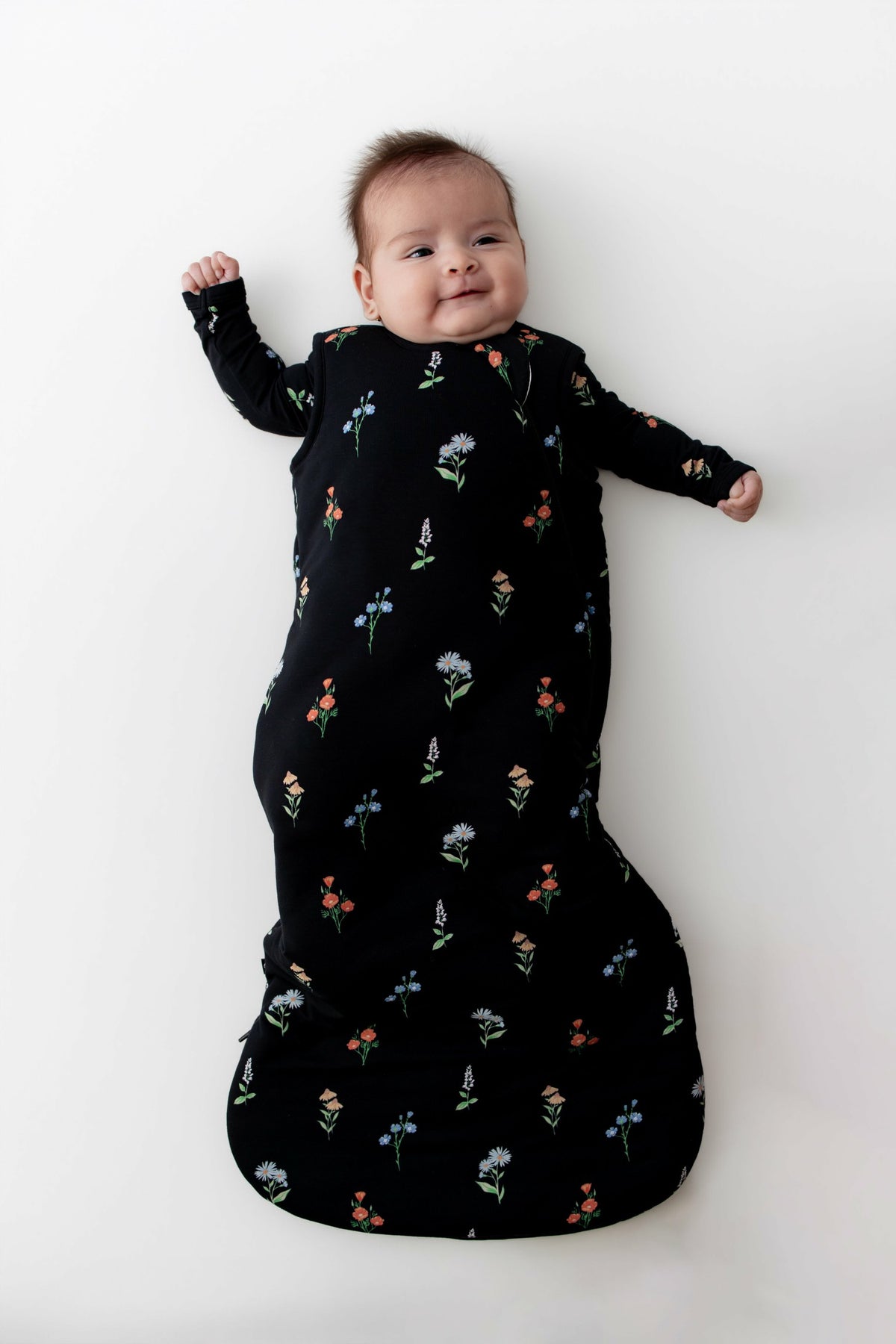 Sleep Bag in Midnight Wildflower 2.5 | Kyte Baby