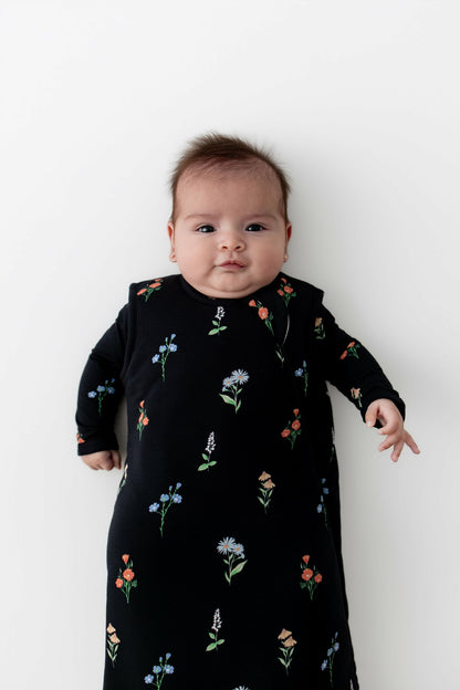 Sleep Bag in Midnight Wildflower 2.5 | Kyte Baby