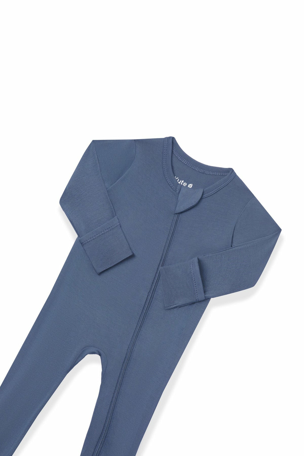 Zippered Footie in Oxford | Kyte Baby