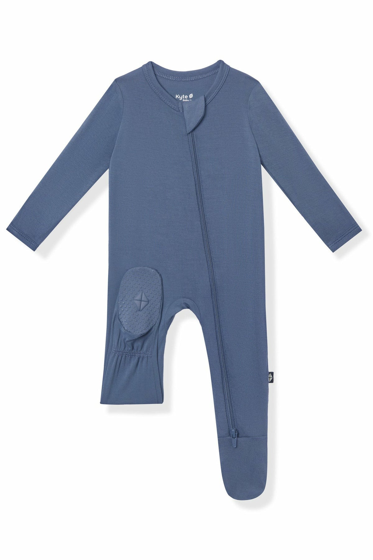 Zippered Footie in Oxford | Kyte Baby