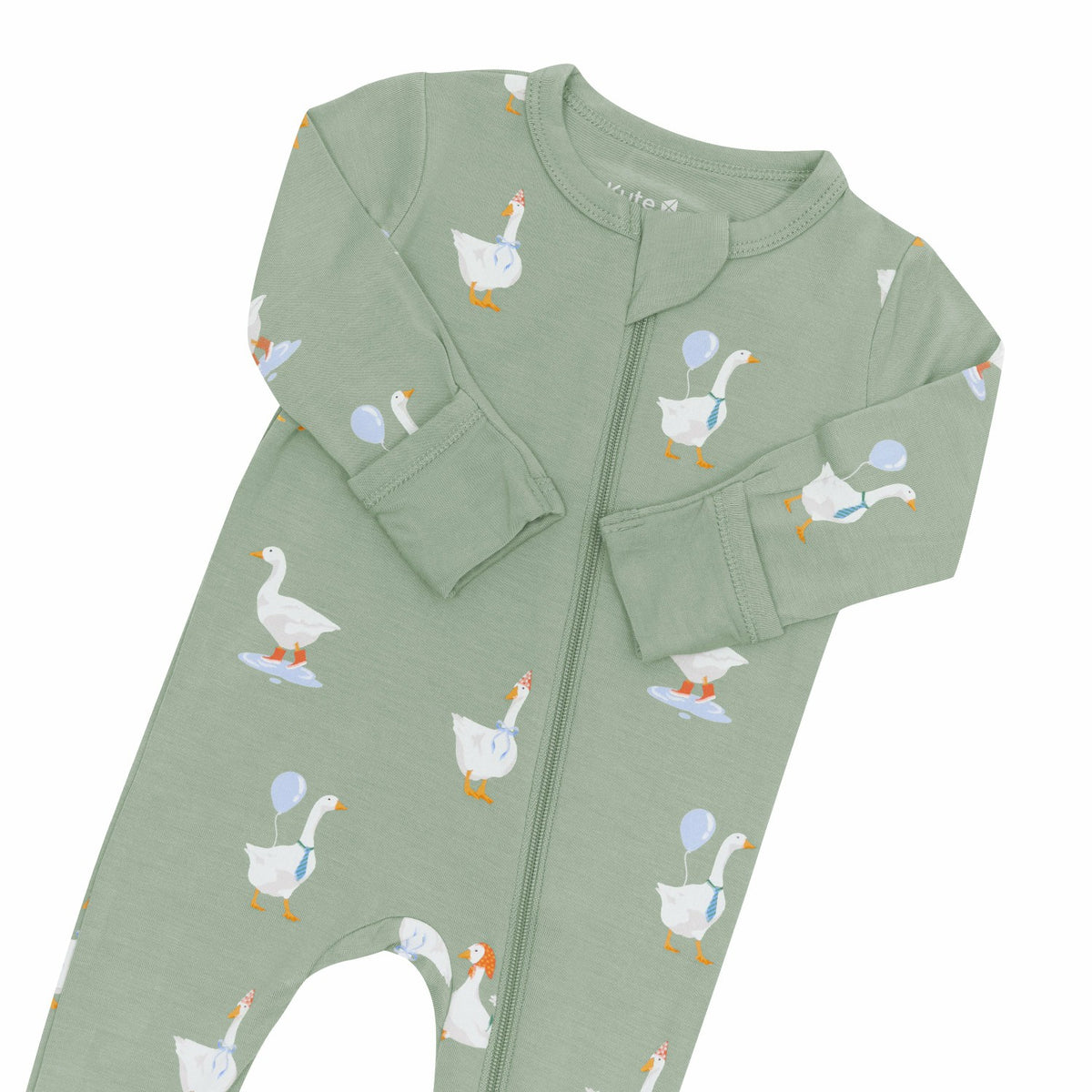 Goose Zippered Footie Pajamas | Kyte Baby