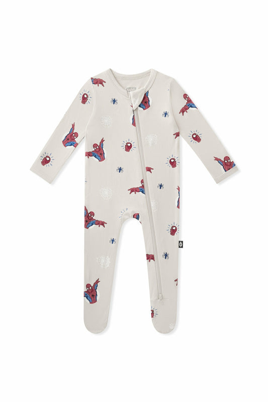 Zippered Footie in Spider-Man | Kyte Baby