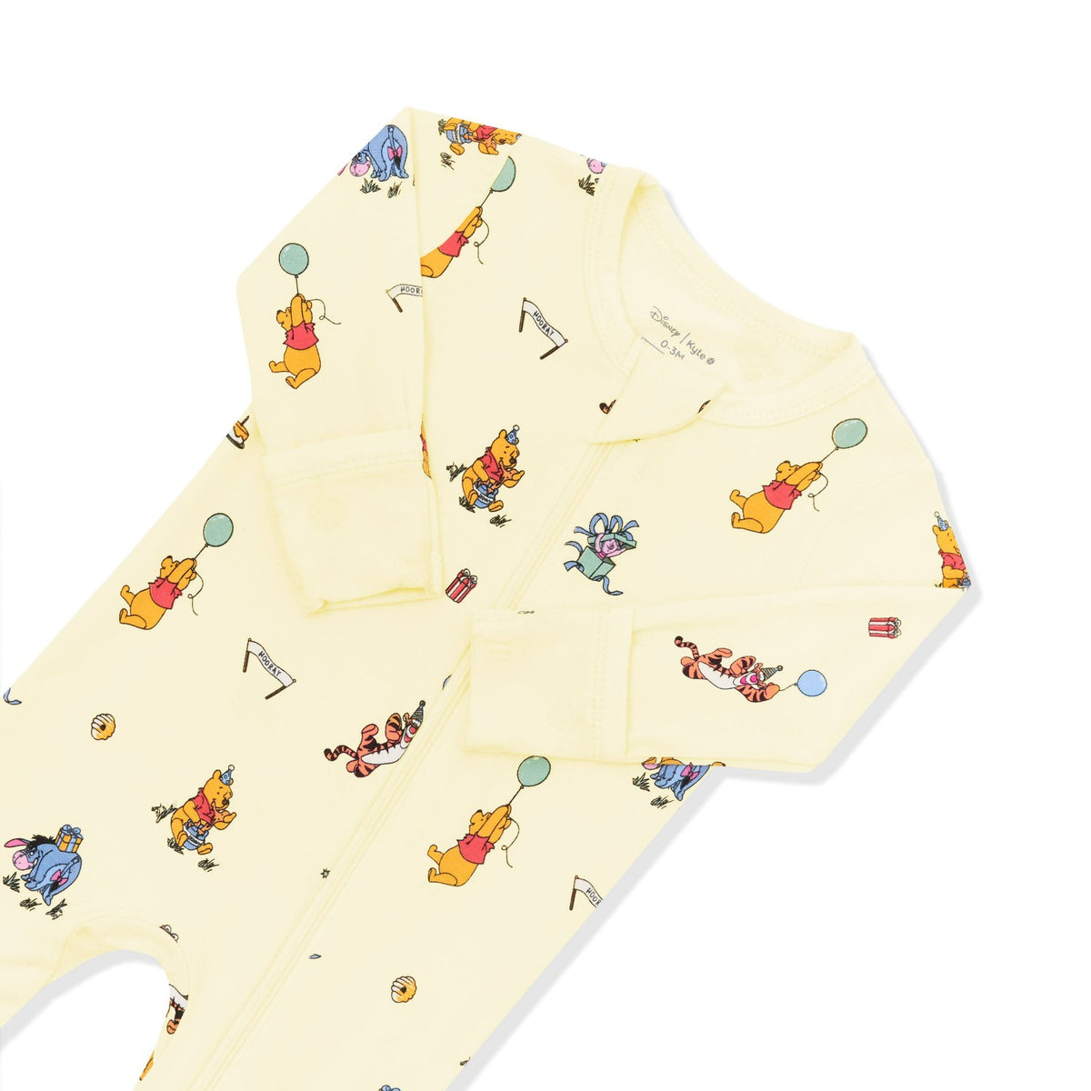 Zippered Footie in Winnie the Pooh Celebration | Kyte Baby