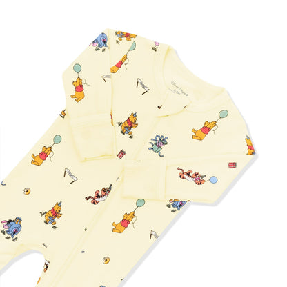 Zippered Footie in Winnie the Pooh Celebration | Kyte Baby