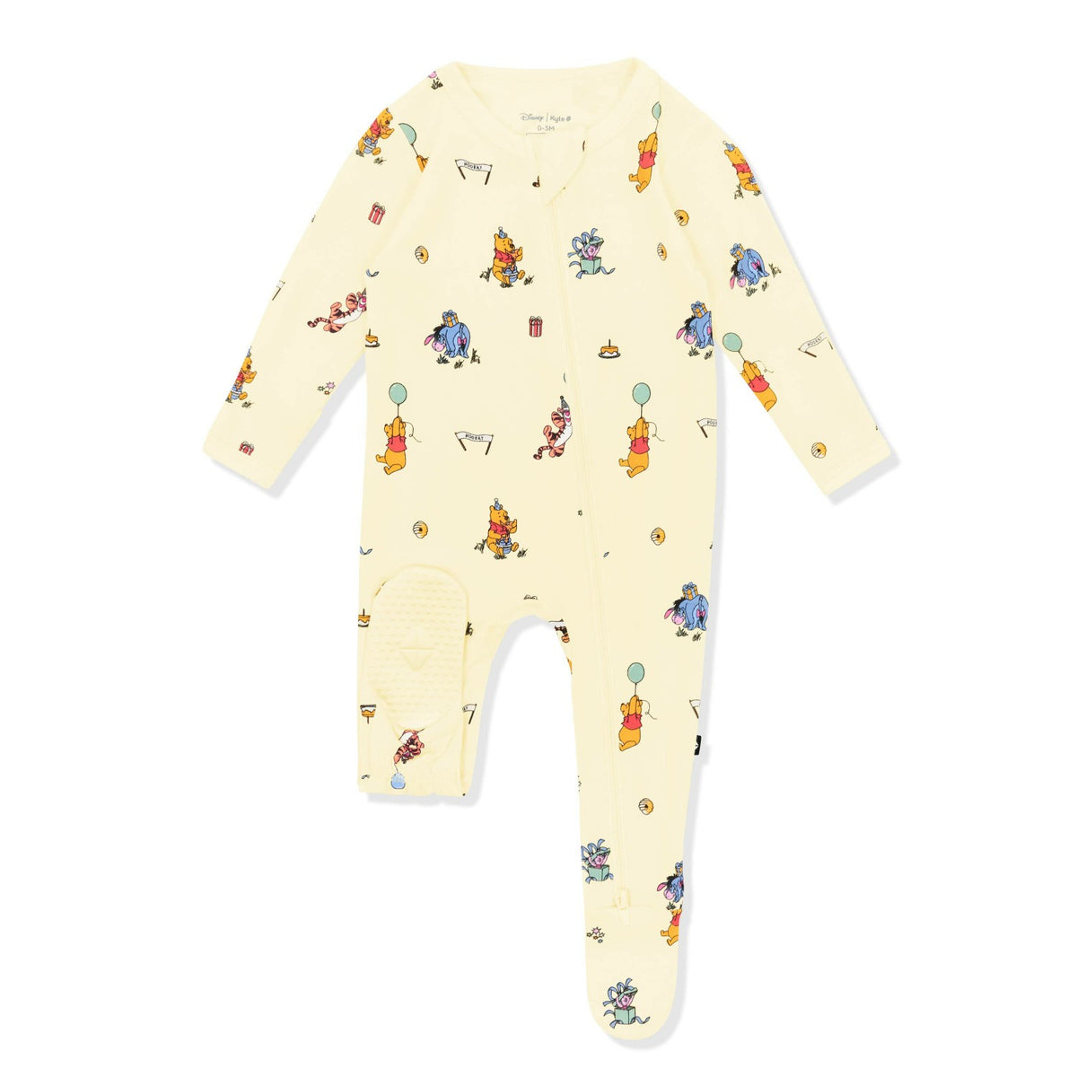 Zippered Footie in Winnie the Pooh Celebration | Kyte Baby