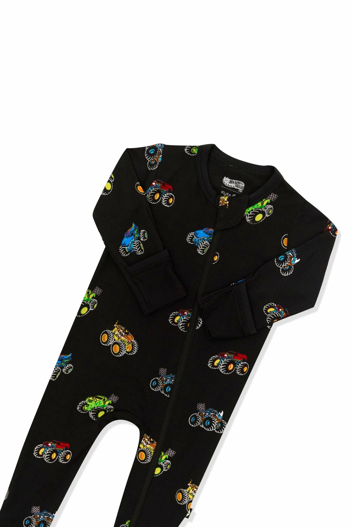 Zippered Footie in Monster Truck | Kyte Baby