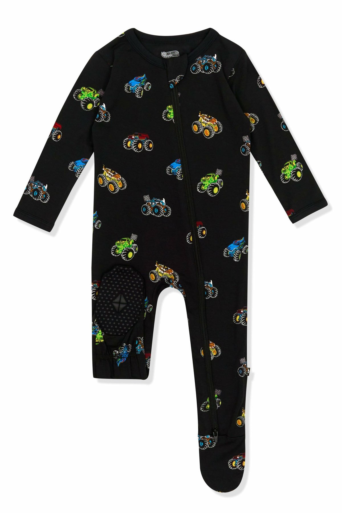 Zippered Footie in Monster Truck | Kyte Baby