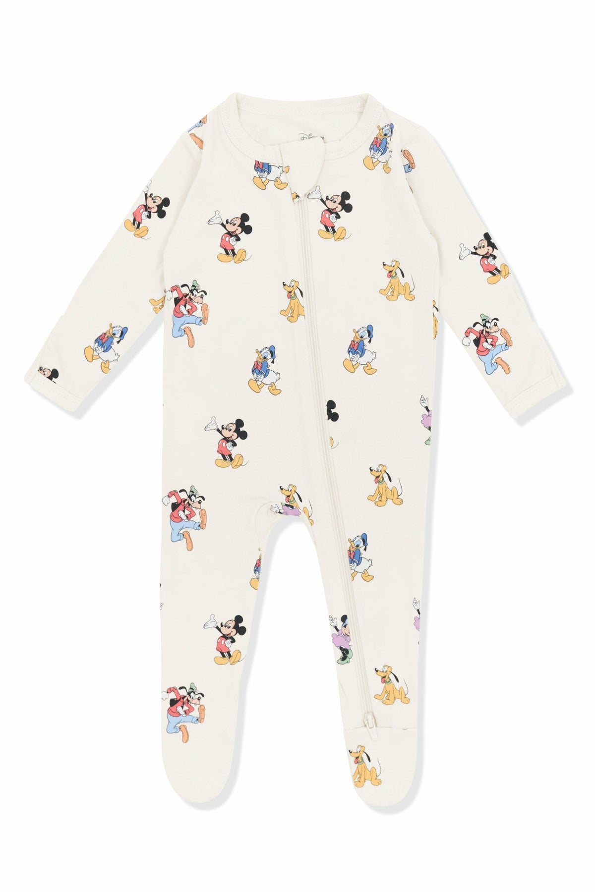 Zippered Footie in Mickey Mouse and Friends | Kyte Baby