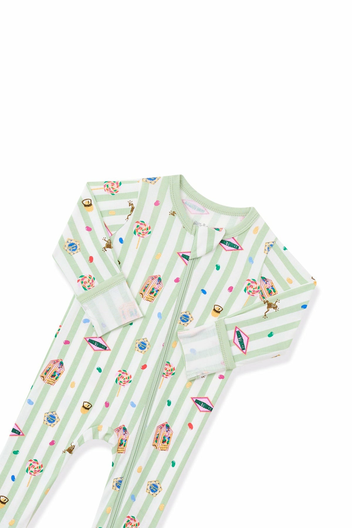 Zippered Footie in Honeydukes | Kyte Baby