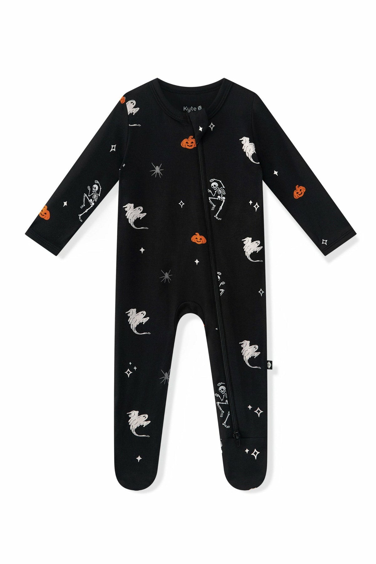 Zippered Footie in Halloween Friends | Kyte Baby