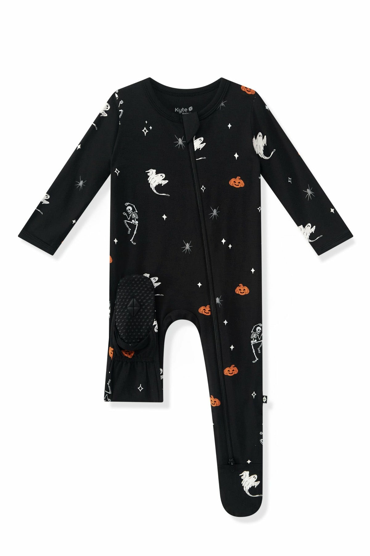 Zippered Footie in Halloween Friends | Kyte Baby