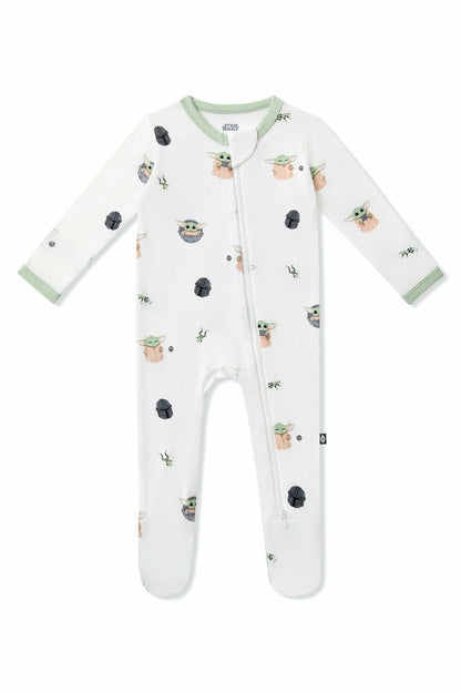 Zippered Footie in Grogu™ | Kyte Baby