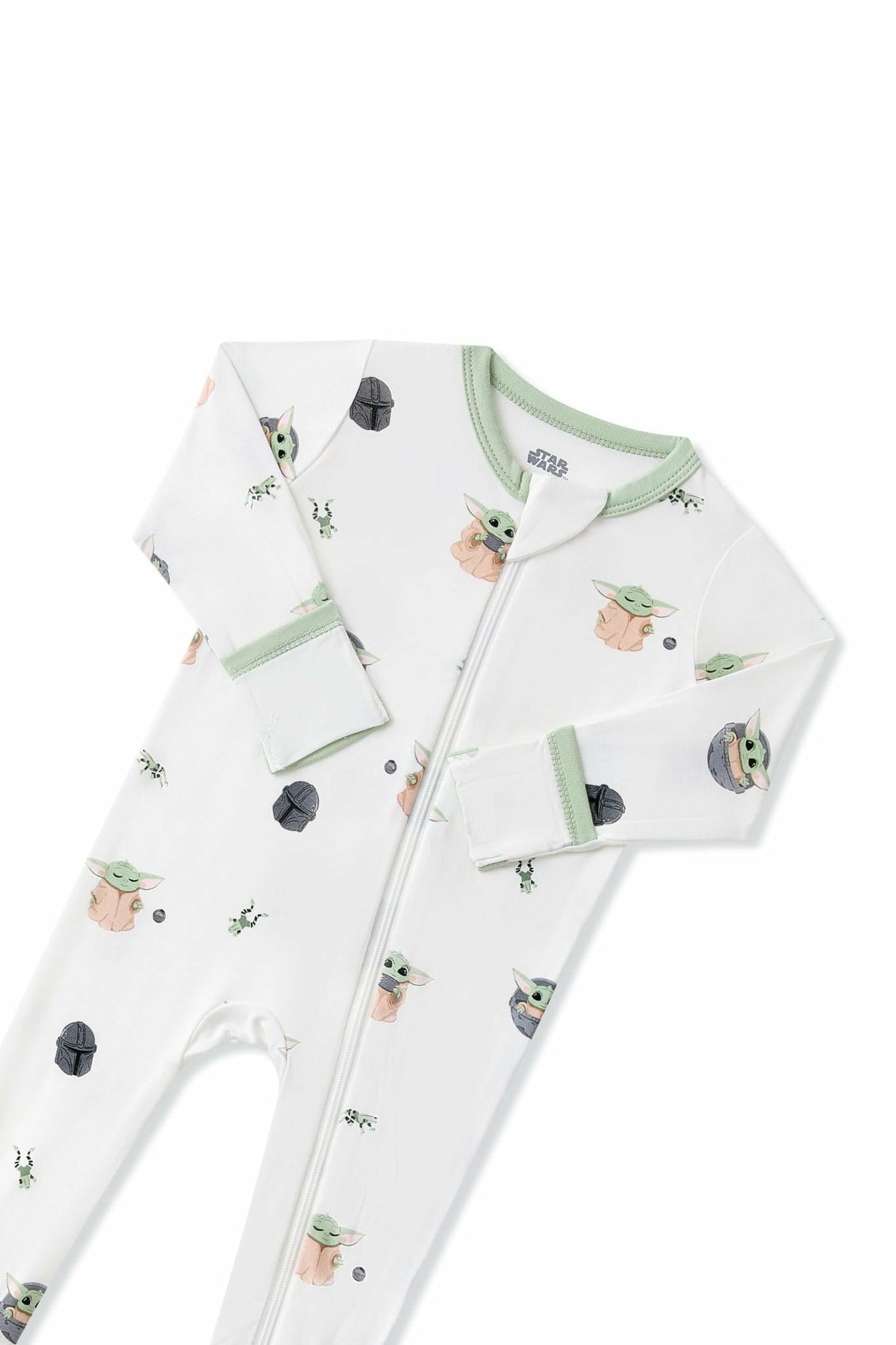 Zippered Footie in Grogu™ | Kyte Baby