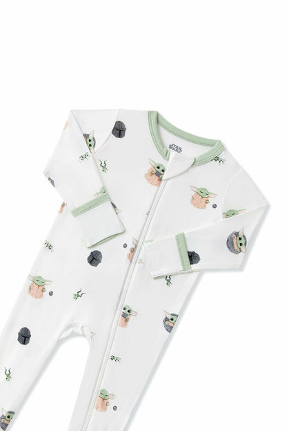Zippered Footie in Grogu™ | Kyte Baby