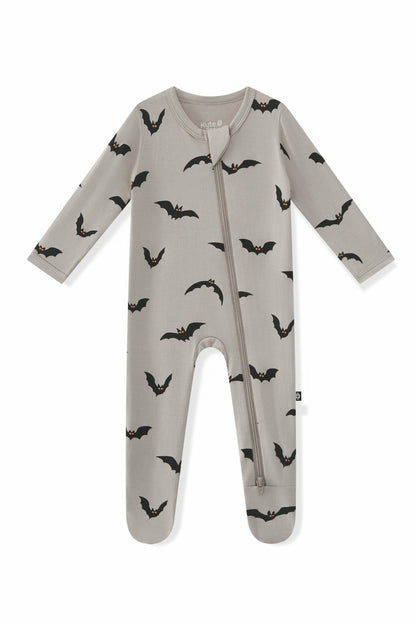 Zippered Footie in Bats | Kyte Baby