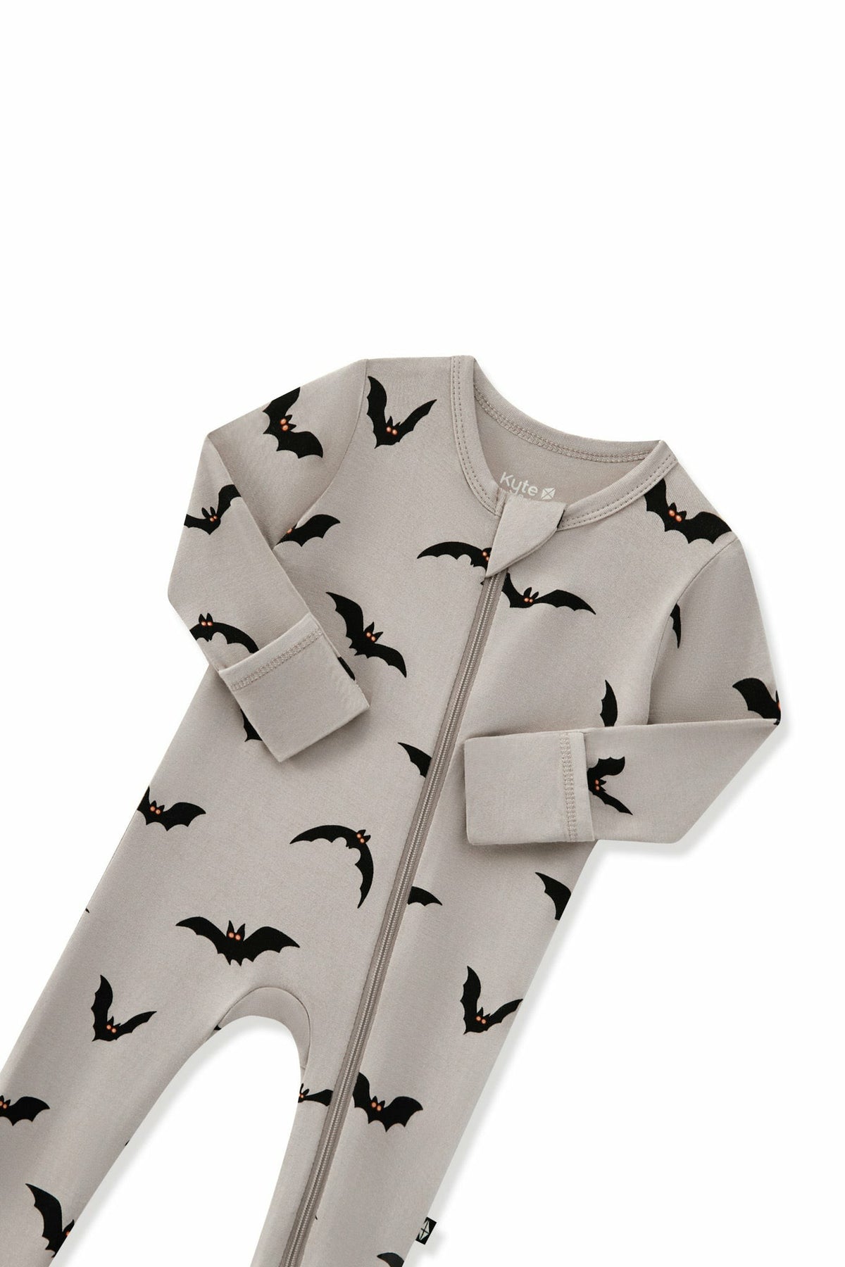Zippered Footie in Bats | Kyte Baby