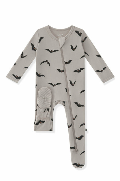 Zippered Footie in Bats | Kyte Baby
