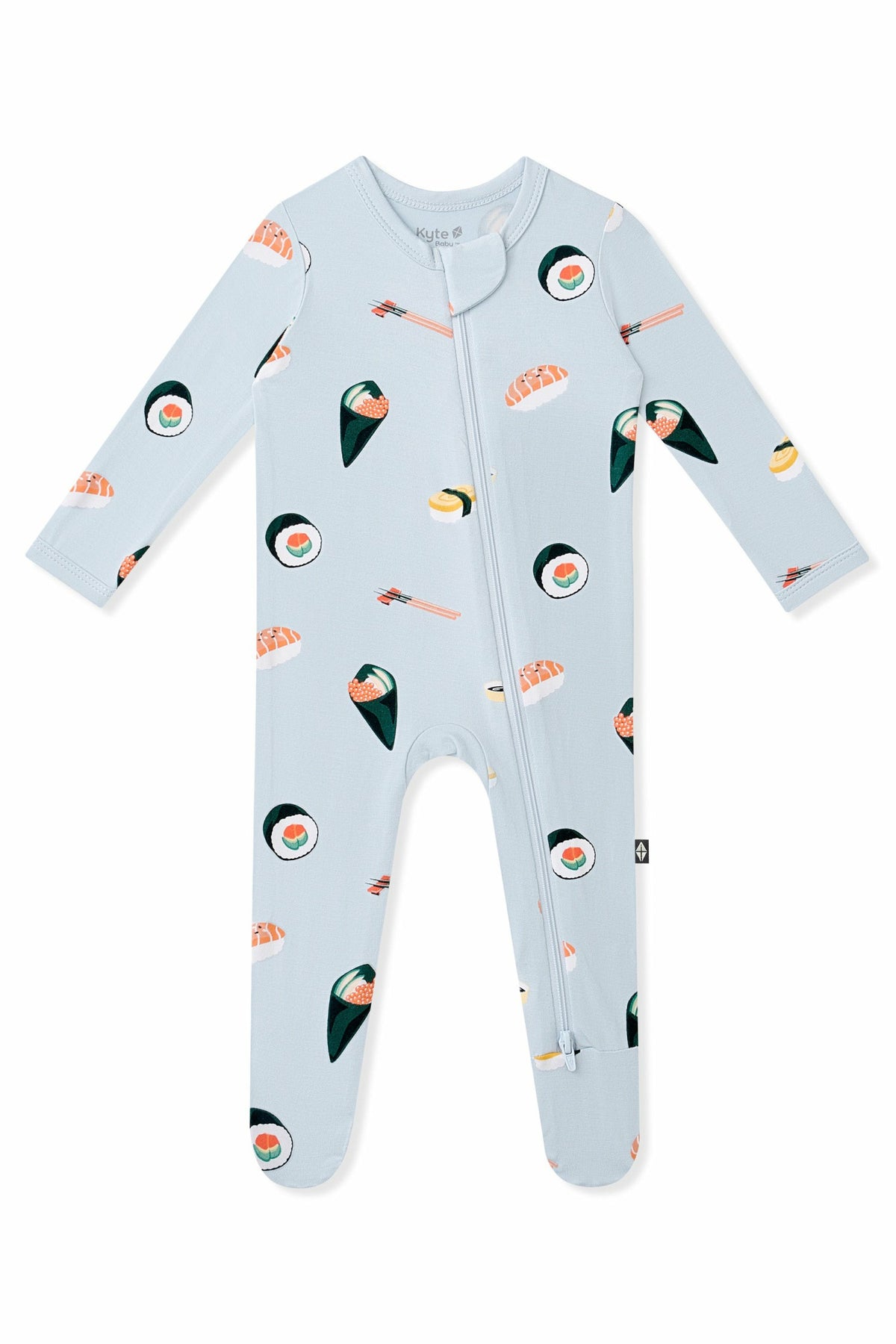 Zippered Footie in Ice Sushi | Kyte Baby