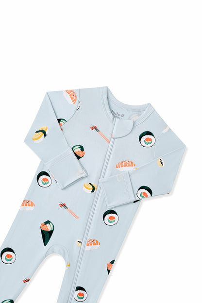 Zippered Footie in Ice Sushi | Kyte Baby