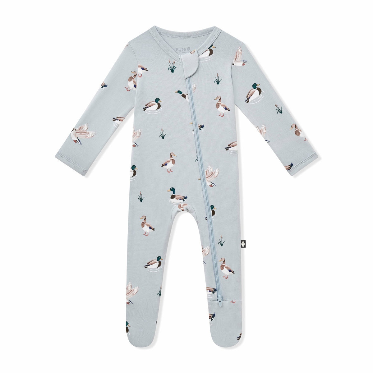 Zippered Footie in Mallard Duck | Kyte Baby