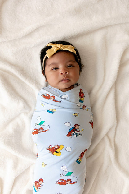 Swaddle Blanket in Curious George | Kyte Baby