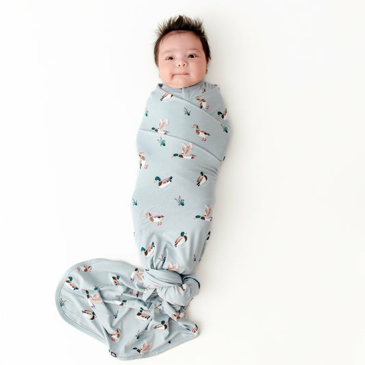 Swaddle Blanket in Mallard Duck | Kyte Baby