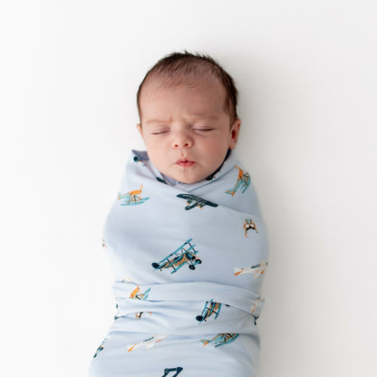 Swaddle Blanket in Take Off | Kyte Baby