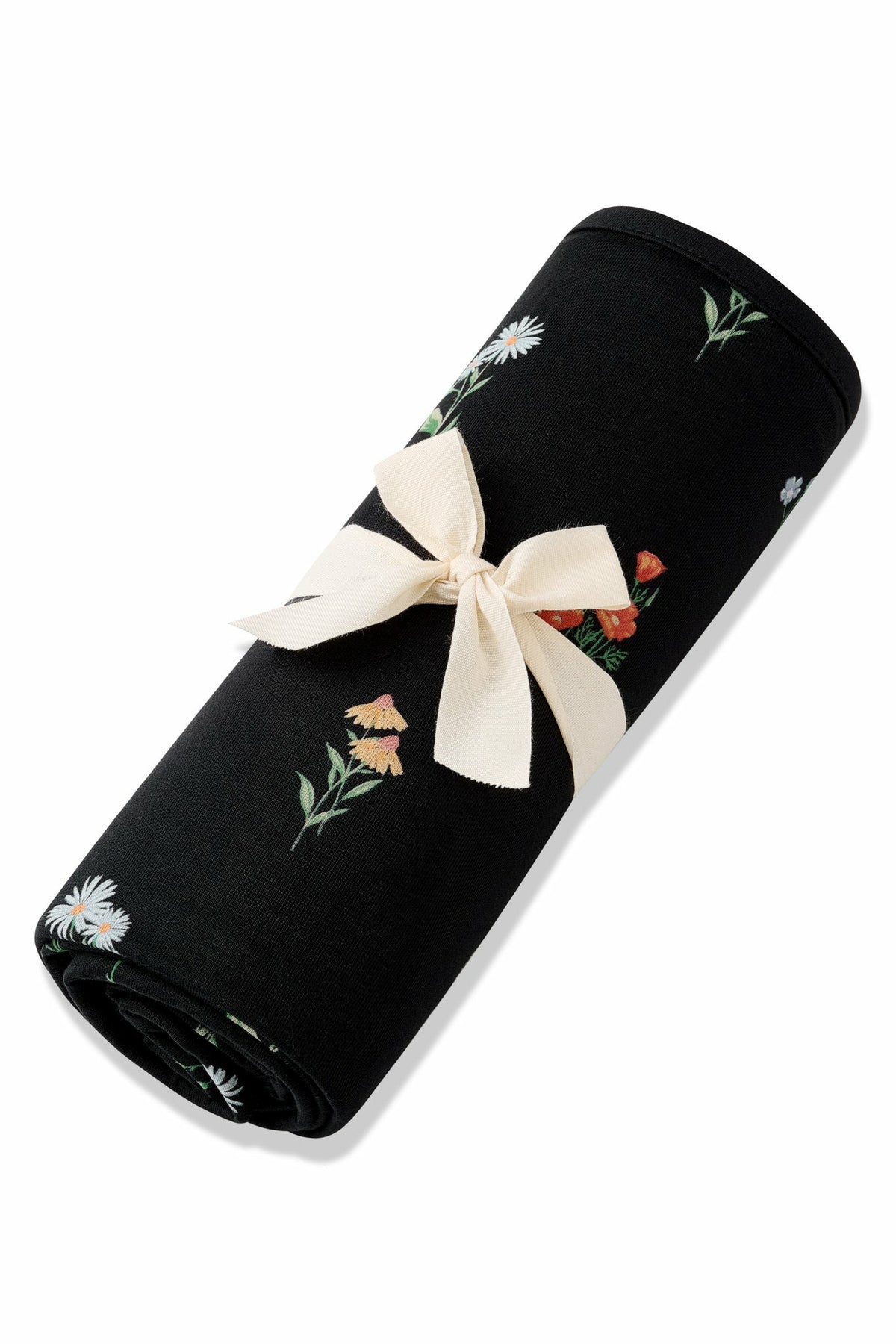 Swaddle Blanket in Midnight Wildflower | Kyte Baby