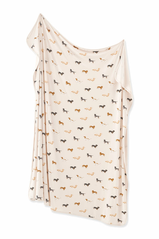 Swaddle Blanket in Dachshund | Kyte Baby