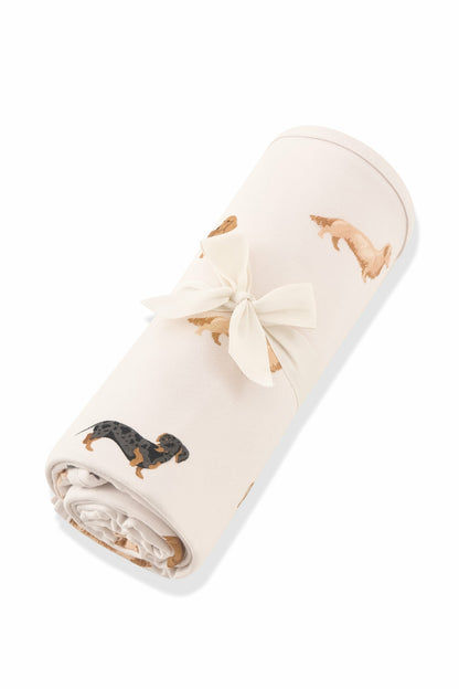 Swaddle Blanket in Dachshund | Kyte Baby