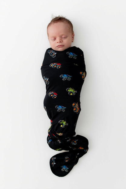 Swaddle Blanket in Monster Truck | Kyte Baby