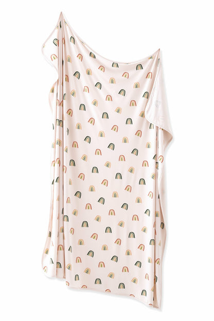 Swaddle Blanket in Retro Rainbow | Kyte Baby