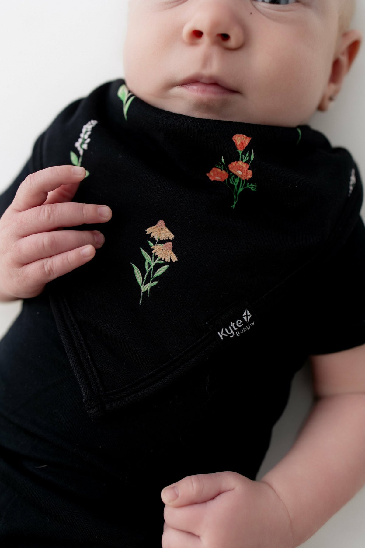 Bib in Midnight Wildflower | Kyte Baby