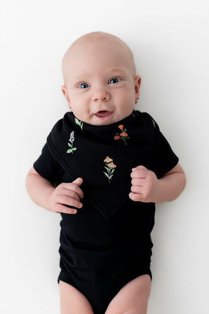 Bib in Midnight Wildflower | Kyte Baby