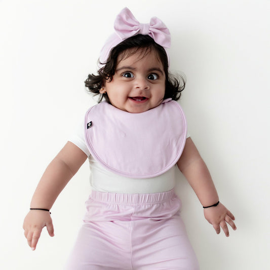 Cushy Bib in Thistle | Kyte Baby