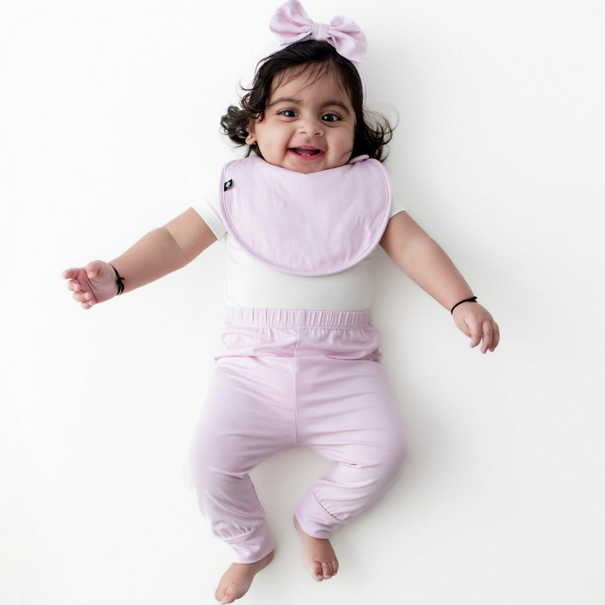 Cushy Bib in Thistle | Kyte Baby