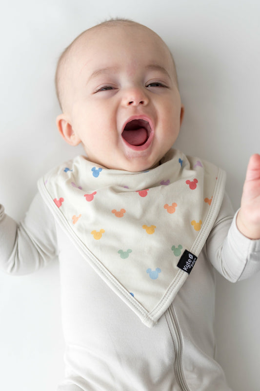 Bib in Pastel Mickey Mouse | Kyte Baby