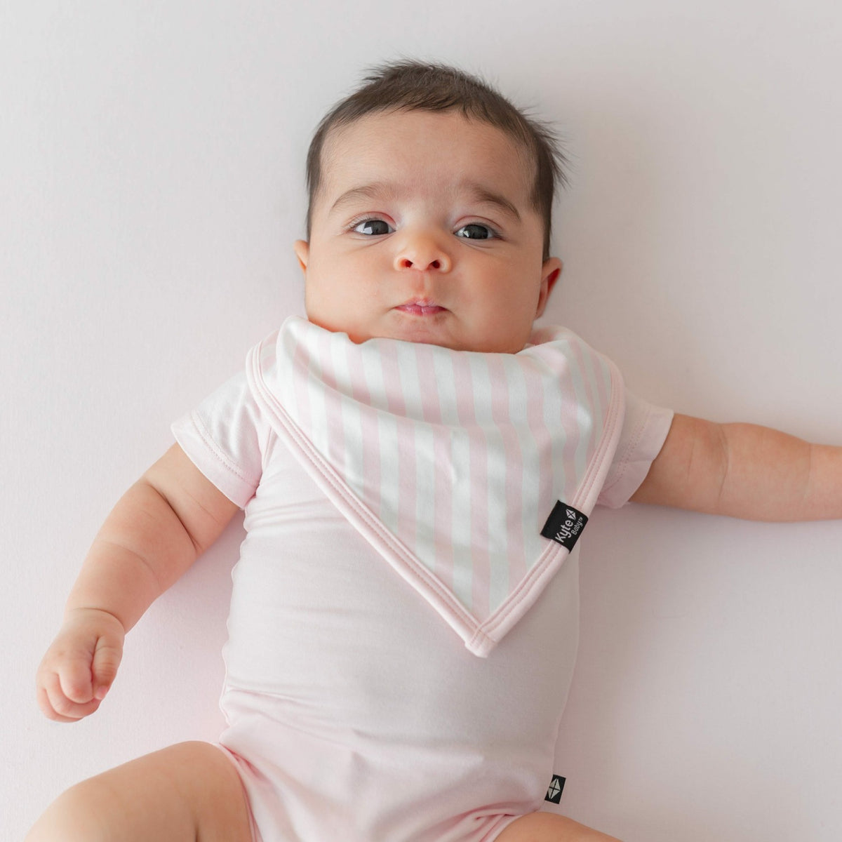 Bib in Small Sakura Stripe | Kyte Baby