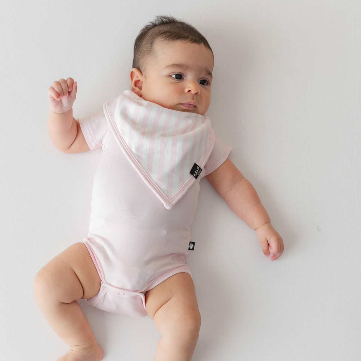 Bib in Small Sakura Stripe | Kyte Baby